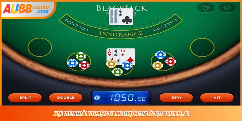 Hội viên trải nghiệm game trực tuyến qua video, AI